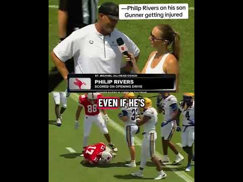Philip Rivers talking about his son Gunner's injury.
