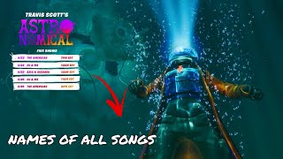 New travis scott event (with names of ...