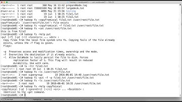 HDFS Commands - copyFromLocal or put, copyToLocal or get and cp