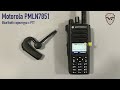 Motorola PMLN7851. Беспроводная гарнитура с кнопкой PTT