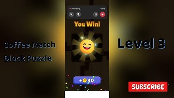 Coffee Match Block Puzzle Level 3 Walkthrough ☕🧩 | Step-by-Step Solution | Go Answer