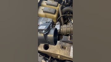 Replacing mass airflow sensor.
