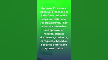 Approval Process in Salesforce #TheTrailMaker #salesforceshorts #salesforce #ApprovalProcess