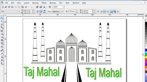 How to make in coreldraw|| 12 Taj Mahal|| DCA||ADCA||Excel|| banana shikhe