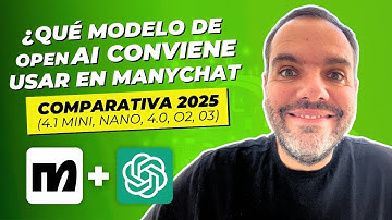 ¿Qué modelo de OpenAI conviene usar en Manychat? Comparativa 2025 (4.1 Mini, Nano, 4.0, O2, O3