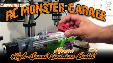 The ARRMA Limitless Monster Build - Part 2 - Customizing and installing the motor mount.