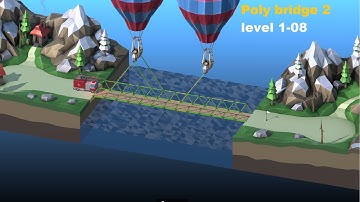 poly bridge 2 level 1-08: Rope Support