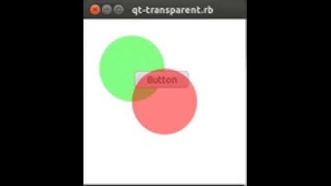 Shoes4 transparency (Qt/Linux)