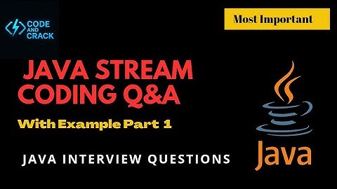  Java Stream API Interview Questions (Part 1)