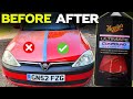 INCREDIBLE DETAILING TRANSFORMATION | Restoring a faded RED CAR using Meguiar's ultimate compound!