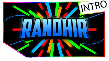 RandhirPlayz [2D Intro] Like The New Burst? (Inspired By LunixFX)