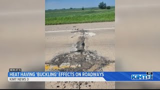 Heat Having 'Buckling" Effects on Roadways
