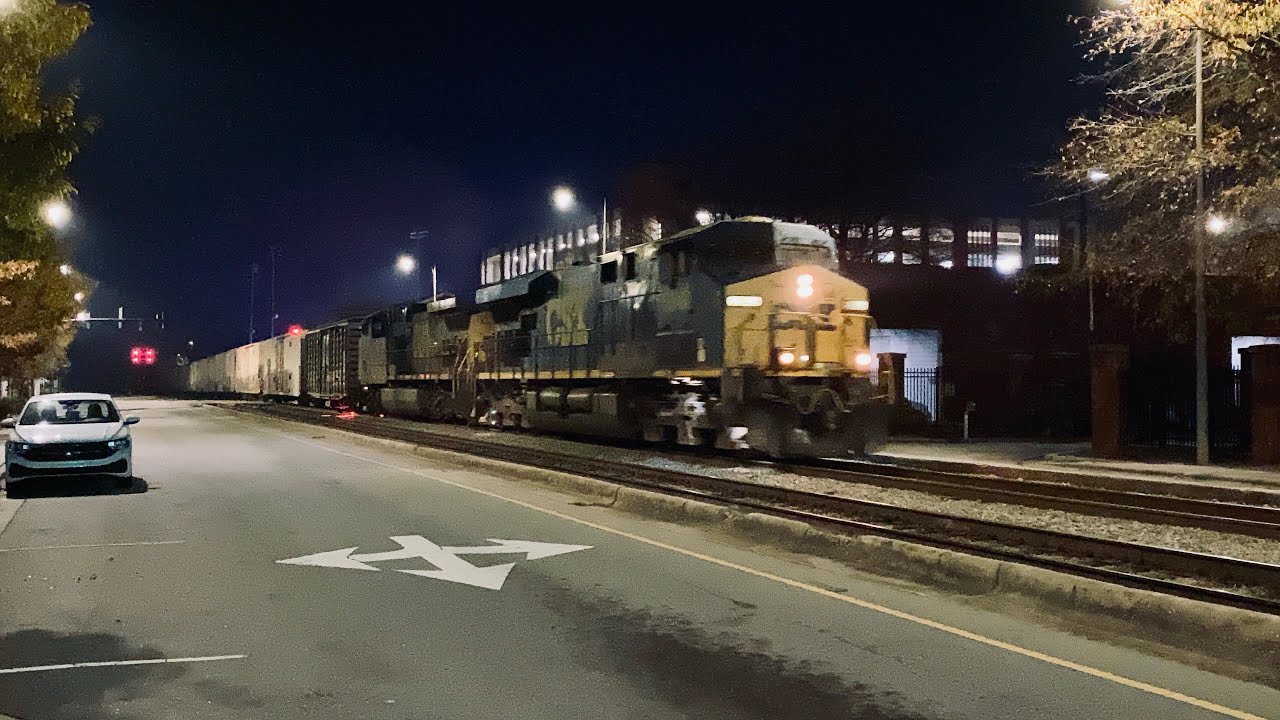 CSX empty juice/intermodal train I031 - YouTube