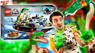 Барионикс Атакует! Lego Мир Юрского Периода И Папа Боб - Новое Видео Jurassic World На Папа Роб Шоу!