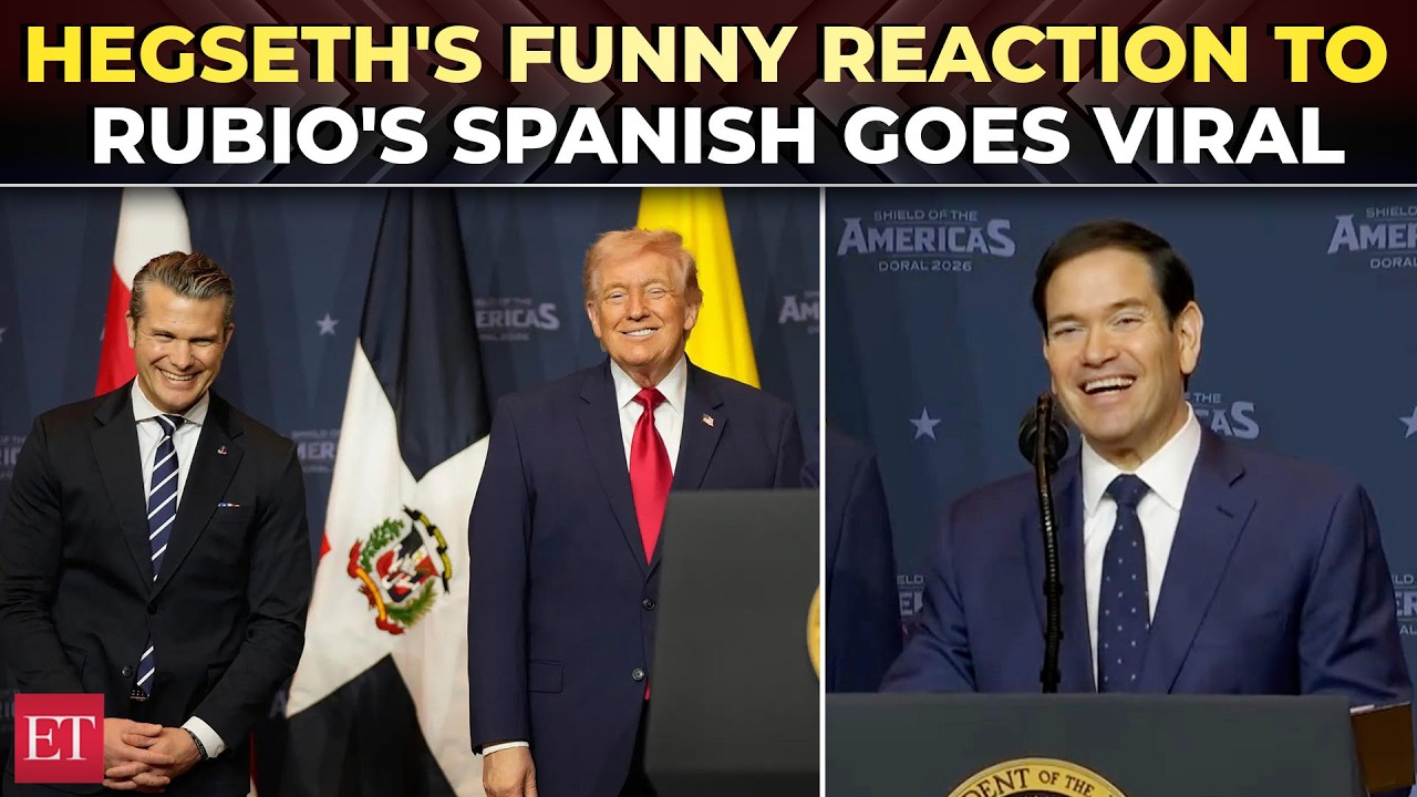 'Can I speak Spanish?': Rubio asks Trump, Hegseth jokes ‘I only speak American’ in fun summit moment