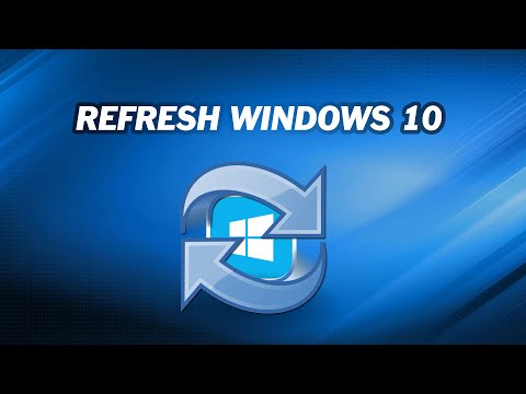 How to Refresh Windows 10 without Losing Program and Data