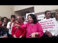 Goan Reporter: Enough is enough protest at TCP office.