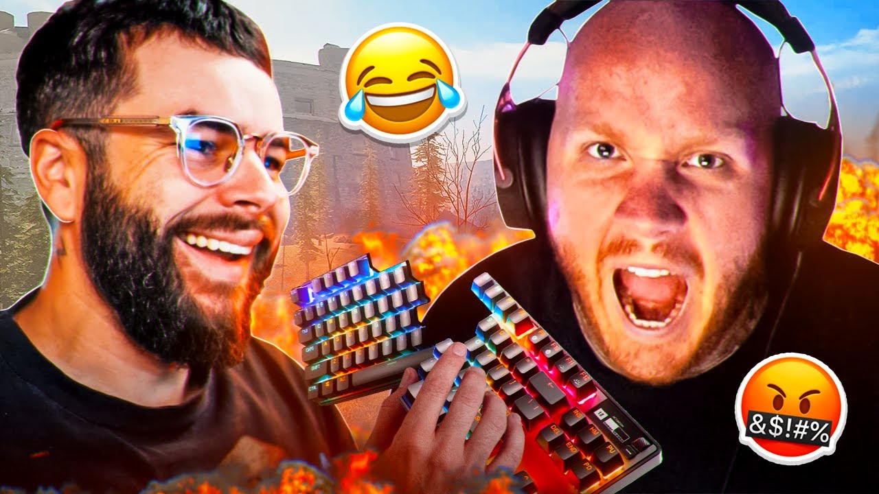 MAKING TIMTHETATMAN CRASH OUT ON WARZONE (HILARIOUS)