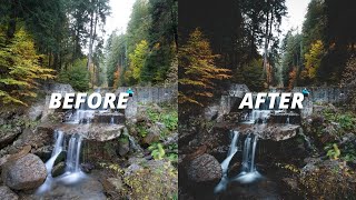 Free autumn/fall Lightroom preset! Awesome autumn photo editing screenshot 1