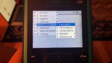 How to do Factorials on TI Nspire CX II