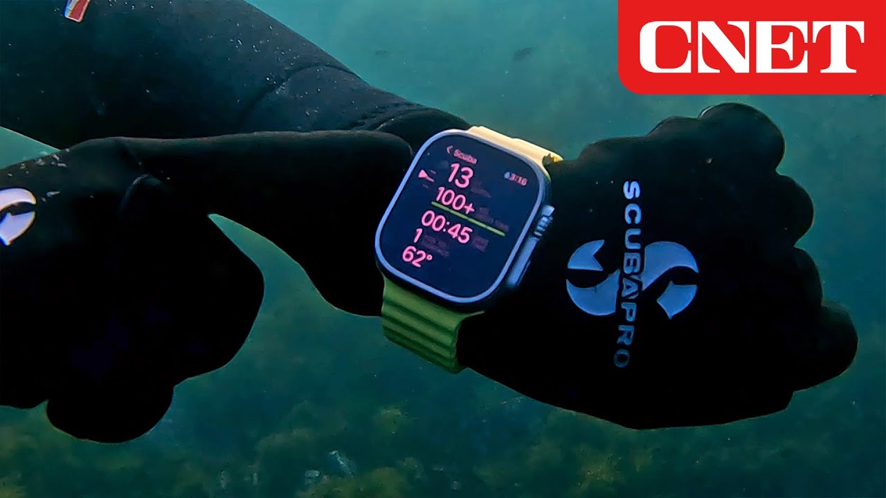 Apple Watch Ultra Scuba Diving with Oceanic Plus App 🤿