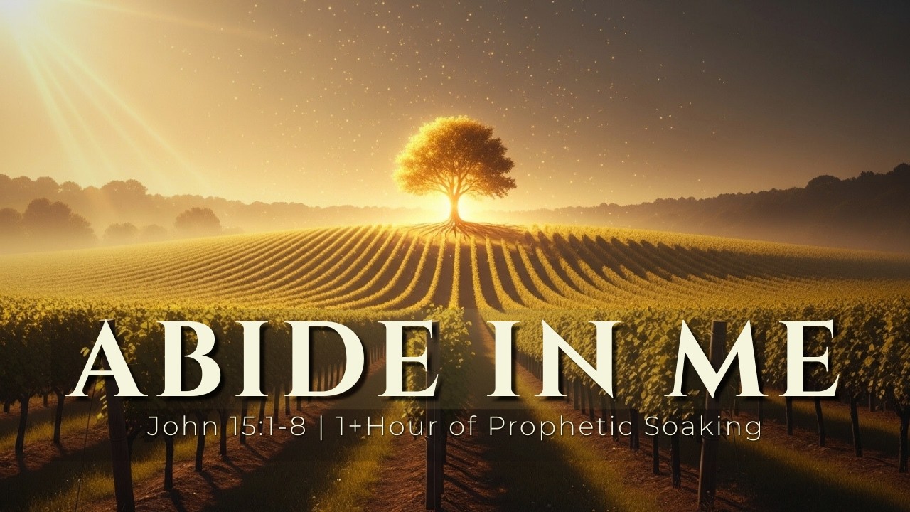 ABIDE IN ME: 1 Hour of Prophetic Soaking Worship (John 15:1–8) 🕊️