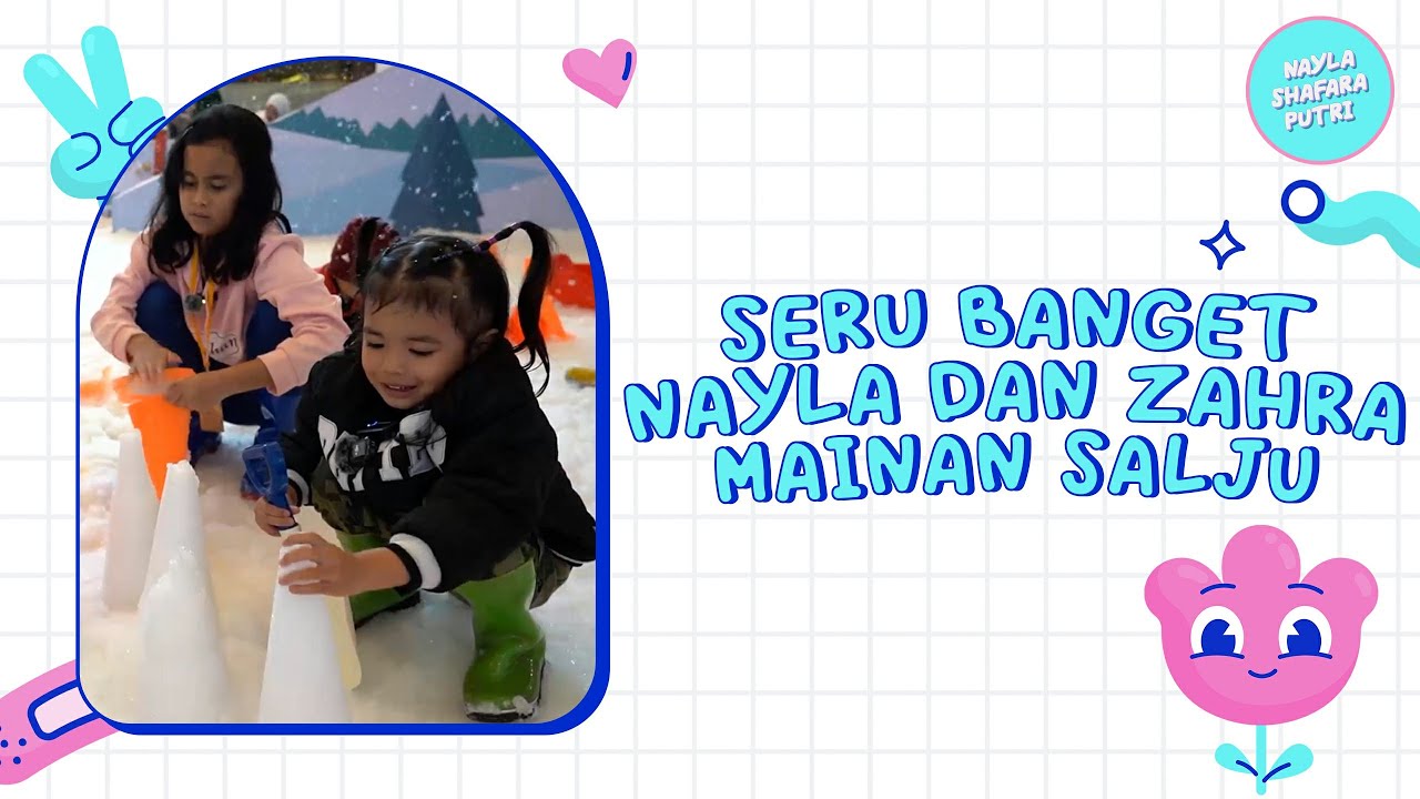 99.9% MIRIP SALJU ASLI !!! NAYLA DAN KAKAK ZAHRA MAIN SALJU DI INDONESIA ???