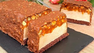 Snickers-Kuchen, ein einfaches Rezept, das Sie umhauen wird! Einfach und sehr lecker! 😋