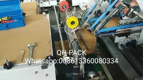 QH PACK Automatic High speed Corrugated Box Folder Gluer Machine