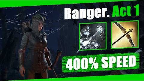 Path of Exile 2 Act 1 Speedrun (4x) | Ranger - Ice-Tipped Arrows