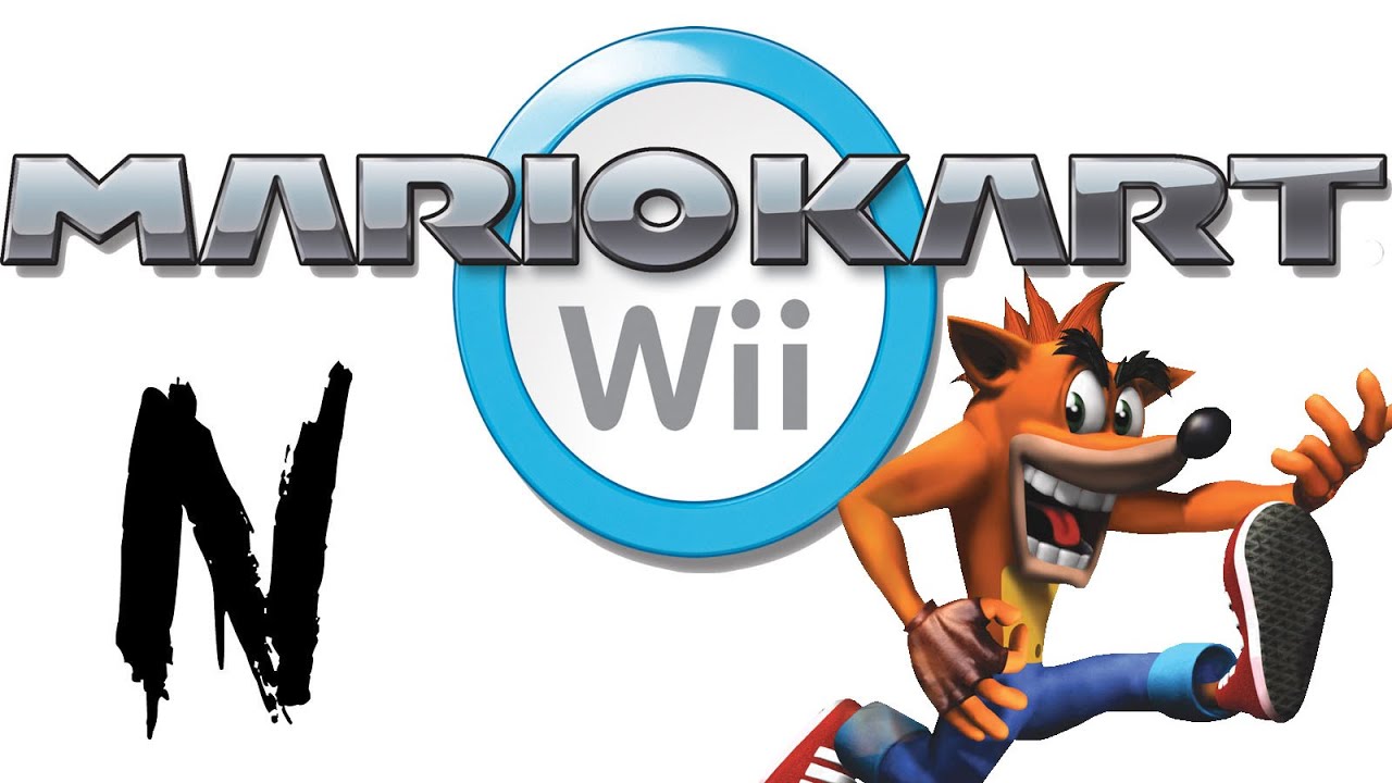 Mario Kart WII Custom Character Crash Bandicoot by DJ Lowgey