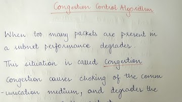 Congestion Control Algorithms (Part 1): Leaky Bucket Algorithm