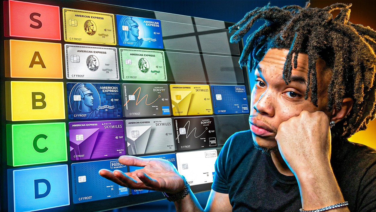 Ranking The Best Amex Cards From S Tier to D Tier! - YouTube