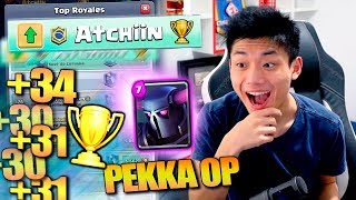 GANHEI TROFÉUS DEMAIS COM ESSE DECK PESADO DE PEKKA!! CLASH ROYALE