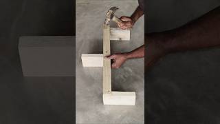 Simple wooden flower shelf making tutorial #flowerstand #woodscraft