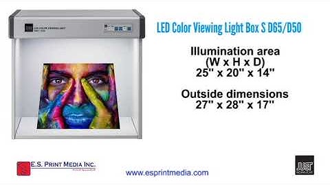 LED Color Viewing Light D65   D50