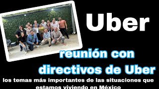 reunión con directivos de #ubermexico