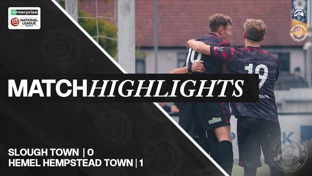 PITCHSIDE HIGHLIGHTS | Slough Town FC 0 - 1 Hemel Hempstead Town | Enterprise National League South