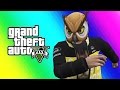 GTA 5 Online Funny Moments - Flying Cars, Ramp Cars, and Rocket Cars!