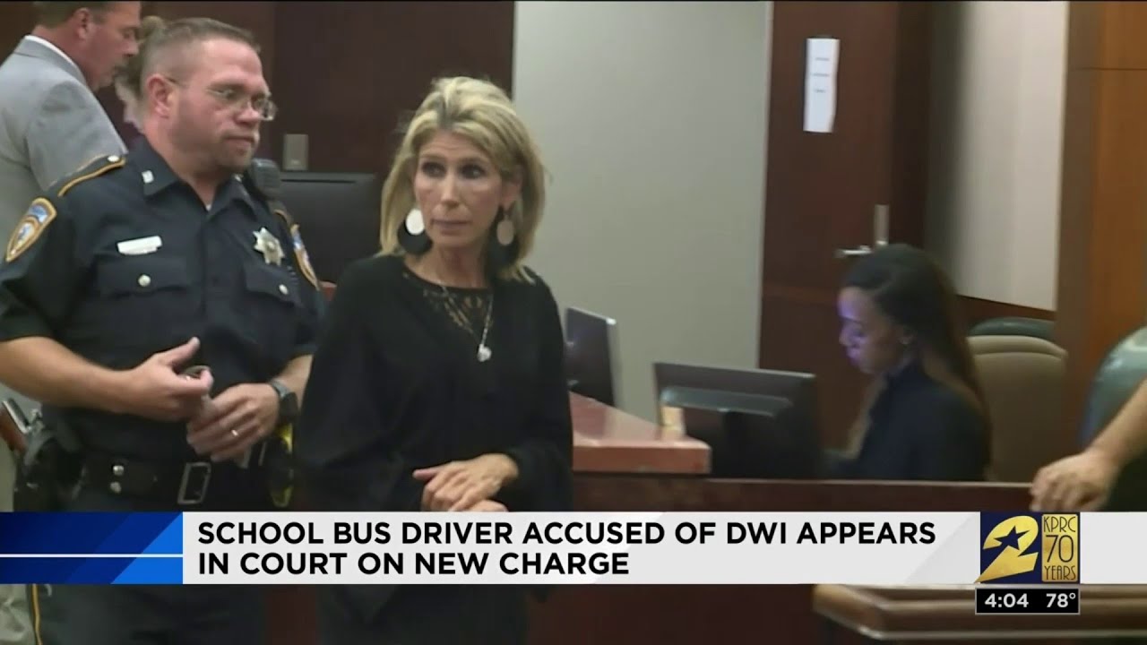 School bus driver accused of DWI appears in court on new charge
