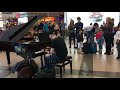 Rock and roll piano-Palermo airport