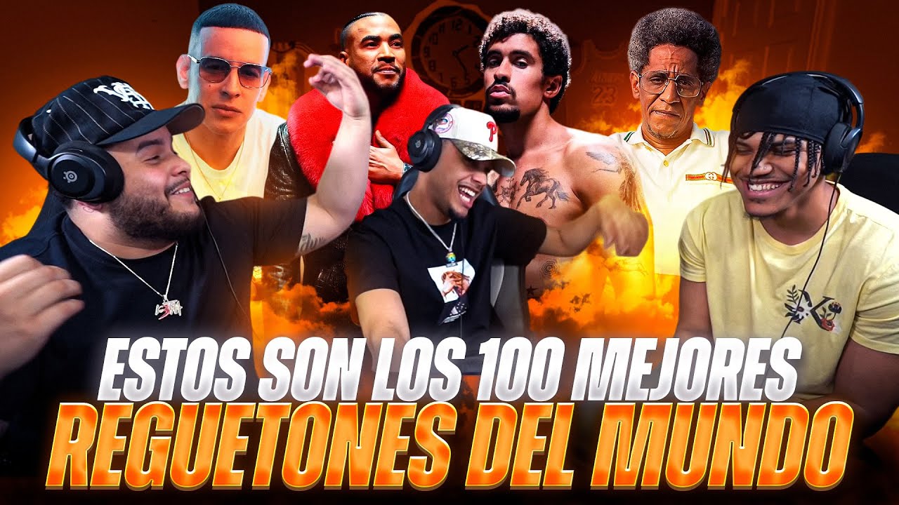 Реакция на «100 лучших песен в стиле реггетон в мире» от Anuel, Bad Bunny и Daddy Yankee