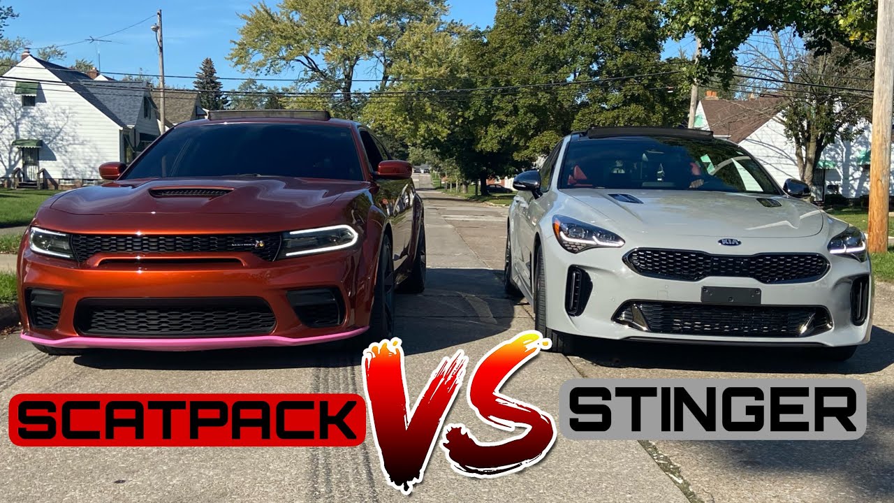 Introducir 64+ imagen kia stinger vs charger Abzlocal.mx