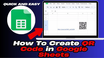 How To Create QR Code in Google Sheets | Generate QR Codes for Links, Text & Data (2025 Guide)