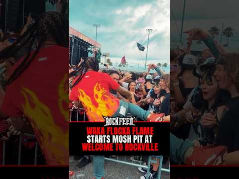 Waka Flocka Flame Starts Mosh Pit At Welcome To Rockville