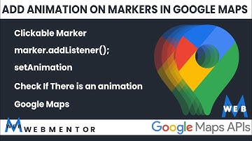 Add Animation On Marker | Google Maps API | Urdu & Hindi