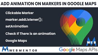 Add Animation On Marker | Google Maps API | Urdu & Hindi Profile