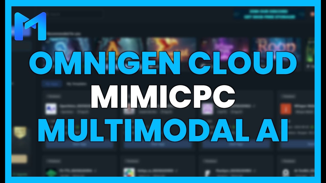Omnigen in the CLOUD with MIMICPC: Multimodal AI without a Server - YouTube