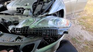 07 LEXUS GS 350 new headlights installed