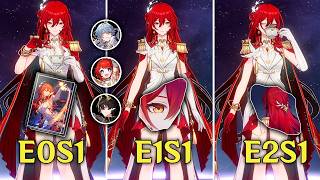 Himeko Nova E0 Vs E1 Vs E2 Showcase Comparison With Sunday E0s1 U0026 Tribbie E1s1  44 Beta Hsr